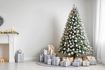 Christmas tree with gifts
