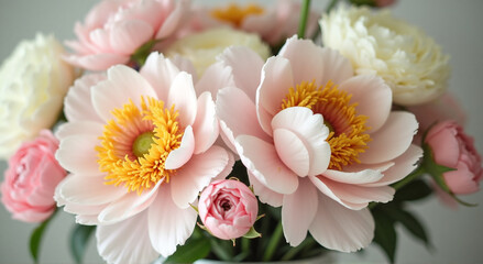 Fototapeta premium pink and white chrysanthemum