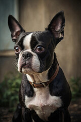 Sad dog in the shelter. Photo for social campaigns and advertising of animal shelters