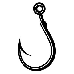 fishing hook vector illustration