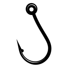 fishing hook vector illustration
