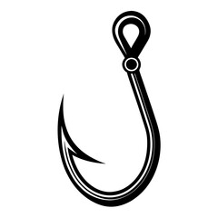 fishing hook vector illustration