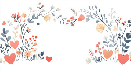 flowers and butterflies