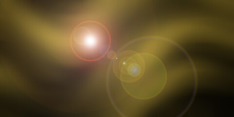 Colorful lens flare effect on a multicolored gradient background.