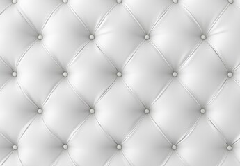 Elegant White Leather Upholstery Texture Background