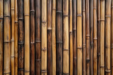 Bamboo plank wall texture background