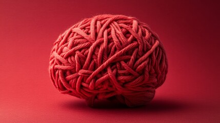 Creative interpretation of a brain representation.
