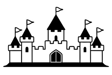 Obraz premium castle on the hill