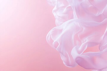 Fototapeta premium Dreamlike Abstract Pastel Forms on Soft Pink Background