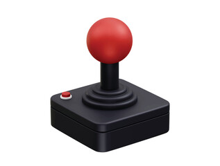 Joystick icon illustration 3d render vector © RABEYA
