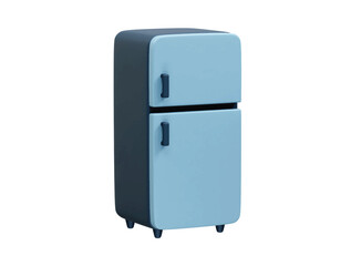 3d rendered illustration Fridge for kitchen. Fridge icon illustration 3d vector