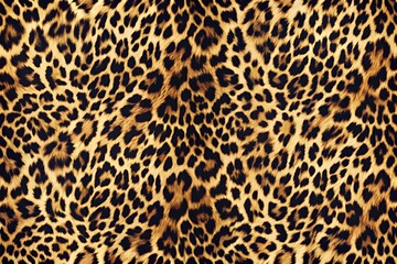 Vibrant Leopard Print Pattern Perfect for Fashion and Textile Design, Animal textil design.