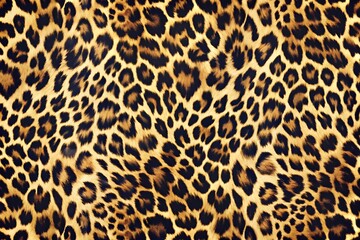 Vibrant Leopard Print Pattern Perfect for Fashion and Textile Design, Animal textil design.