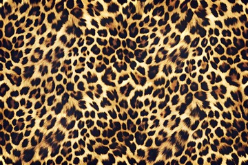 Vibrant Leopard Print Pattern Perfect for Fashion and Textile Design, Animal textil design.