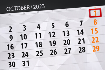 Obraz premium Calendar 2024, deadline, day, month, page, organizer, date, December, sunday, number 1