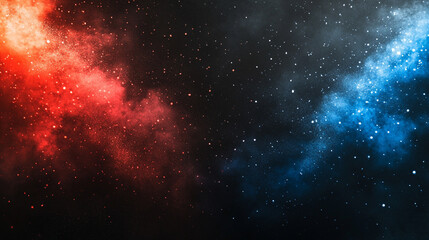 Fototapeta premium A vivid depiction of red and blue flames swirling together in a blurred abstract motion symbolizing chaos energy transformation conflict and duality representing both harmony and discord in dynamic te