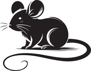 black and white mouse
