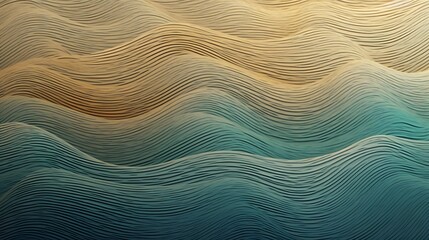 Abstract Wavy Lines Gradient Texture Background