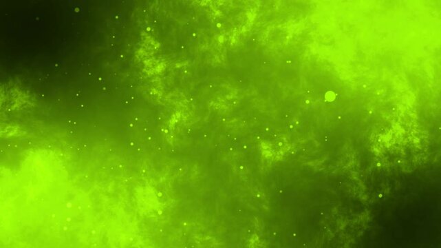Abstract green apple background with a shimmering, pattern of green particles.background 4k, loop animation, Abstract background.
