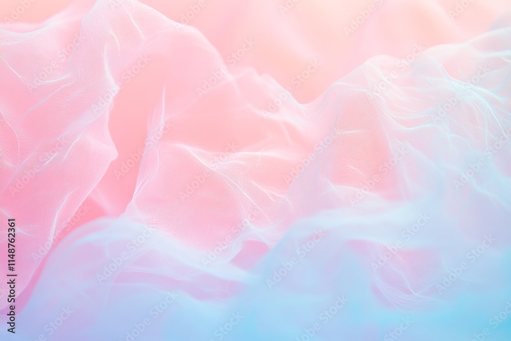 Poster pastel dreamscape abstract liquid streaks with glowing highlights in soft gradients