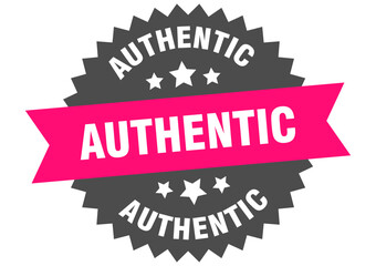 Obraz premium AUTHENTIC label, sign