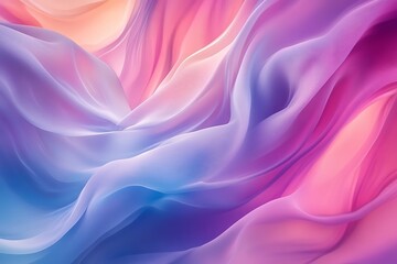 Obraz premium Abstract Pastel Fabric Swirls Design Background