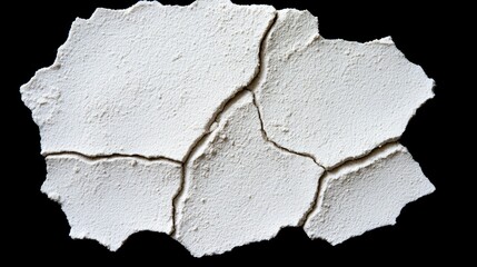 Fototapeta premium Abstract White Cracked Texture - Architectural Fragment