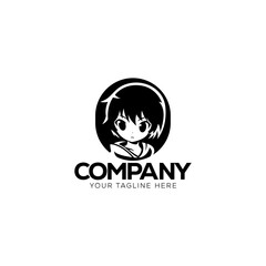 Anime logo design. 