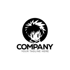 Anime logo design. 