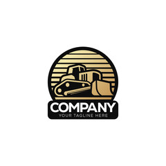 Logo of an excavator.
