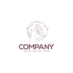Makeup logo design. 