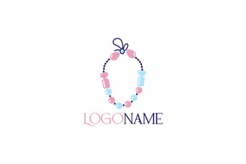Logo design of a bracelet. 