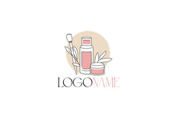 Makeup logo design. 