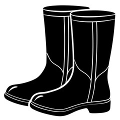 Fisherman's Boots  vector illustration