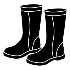Fisherman's Boots  vector illustration