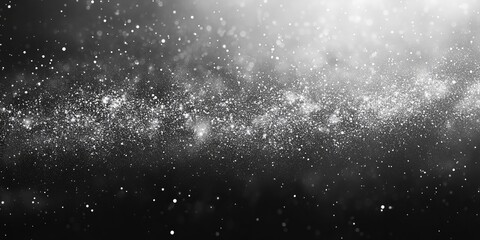 Obraz premium Abstract black white gray grainy background, monochrome noise texture banner poster design, Generative AI