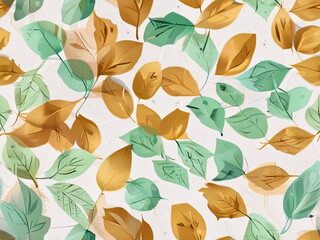 Bright colored autumn leaves, abstract nature pattern fallen leaf