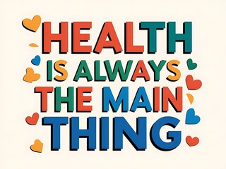 Health Is Always The Main Thing