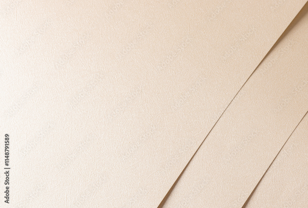 Poster Beige paper texture with a smooth, fibrous surface and warm pastel tones. Featuring a glossy sheen with a subtle satin gradient, its sleek and sophisticated design is ideal for