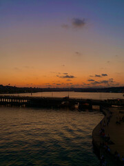 Obraz premium sunset bridge
