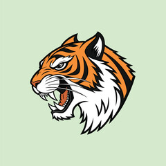 A tiger head vector is a digital, scalable illustration of a tiger's face, featuring bold lines and vibrant colors, often used in logos and artwork.