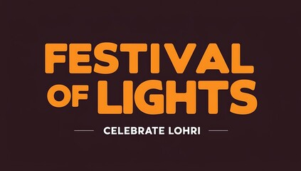 Obraz premium Festival Of Lights Celebrate Lohri
