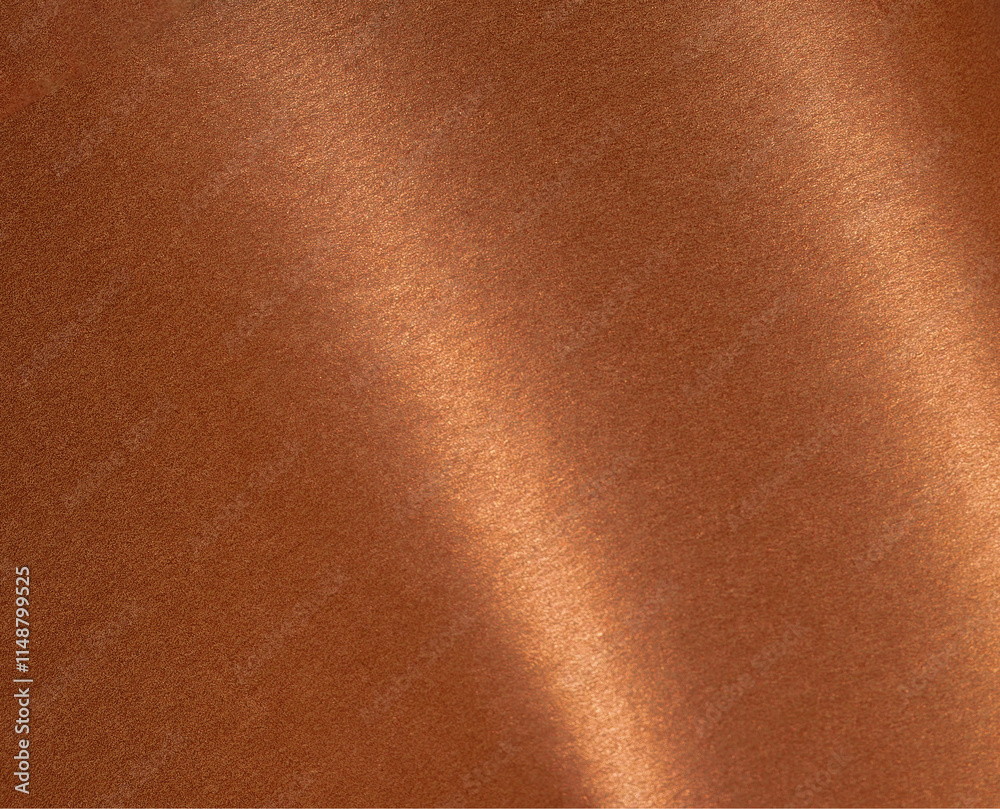 Poster copper and rust paper texture with a pearlescent metallic finish, featuring warm, earthy tones of or