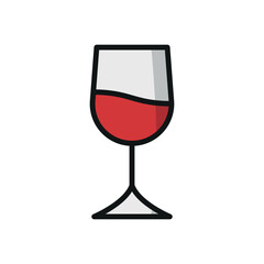 Wine drink icon brings a refined and classy touch