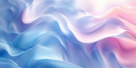 Fototapeta premium Blue white pastel gradient background smooth light blue abstract grainy poster banner backdrop design, Generative AI