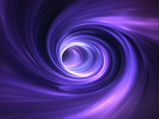 mesmerizing purple vortex swirling into luminous center, creating sense of depth and motion