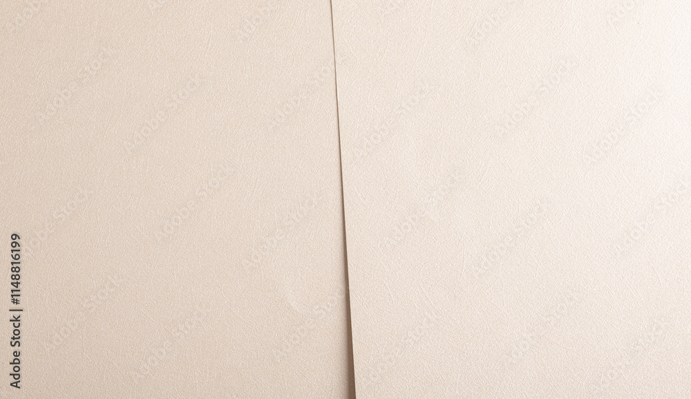 Aufkleber Ivory cream paper texture with a smooth yet subtly fibrous surface. The warm neutral tones exude a refined and sophisticated aesthetic, perfect for luxury stationery, decorative