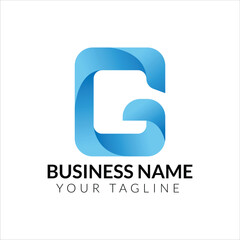 g gradient letter logo