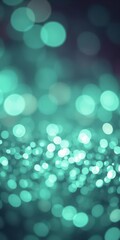 Obraz premium Shimmering aqua turquoise and teal green bokeh glitter , ocean, teal