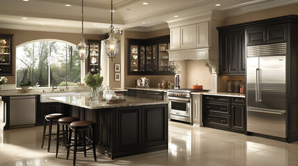 kitchen, interior, home, house, design, room, furniture, luxury, architecture, contemporary, new, apartment, cabinet, wood, nobody, floor, table, window, light, oven, indoors, indoor, style, sink, wal